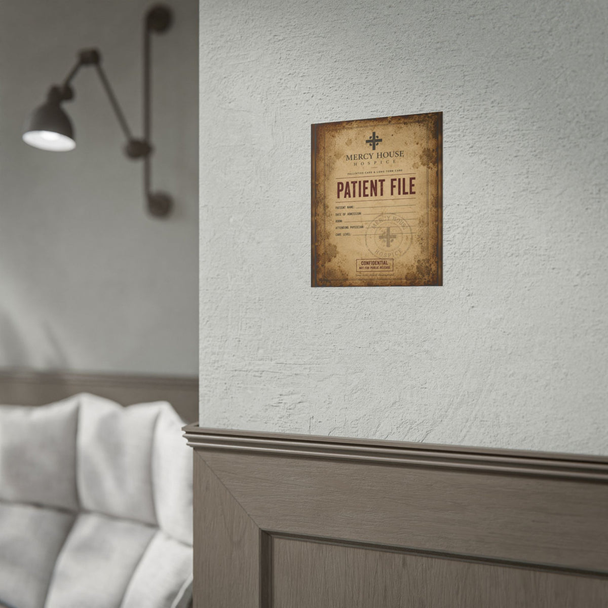 Mercy House Patient File Poster