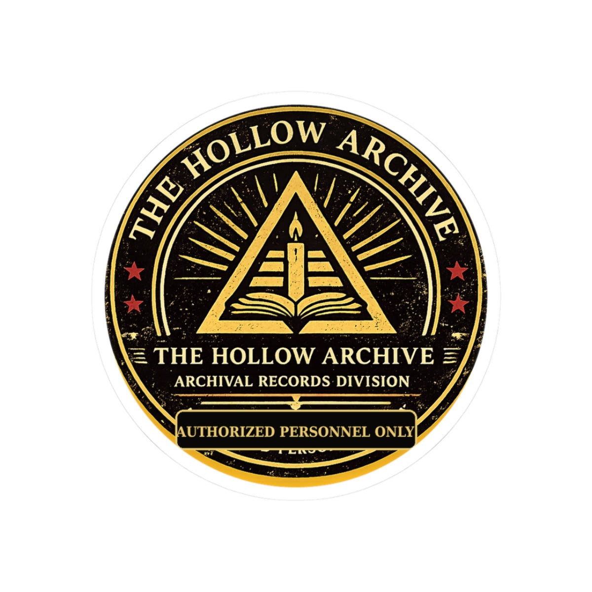 The Hollow Archive Department Seal Sticker