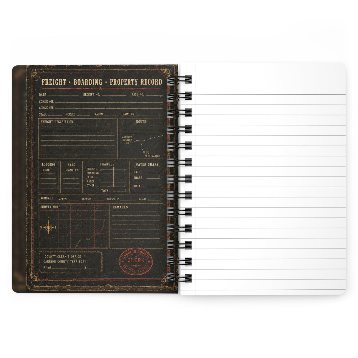 Carrion County Record Book | Western Spiral Journal