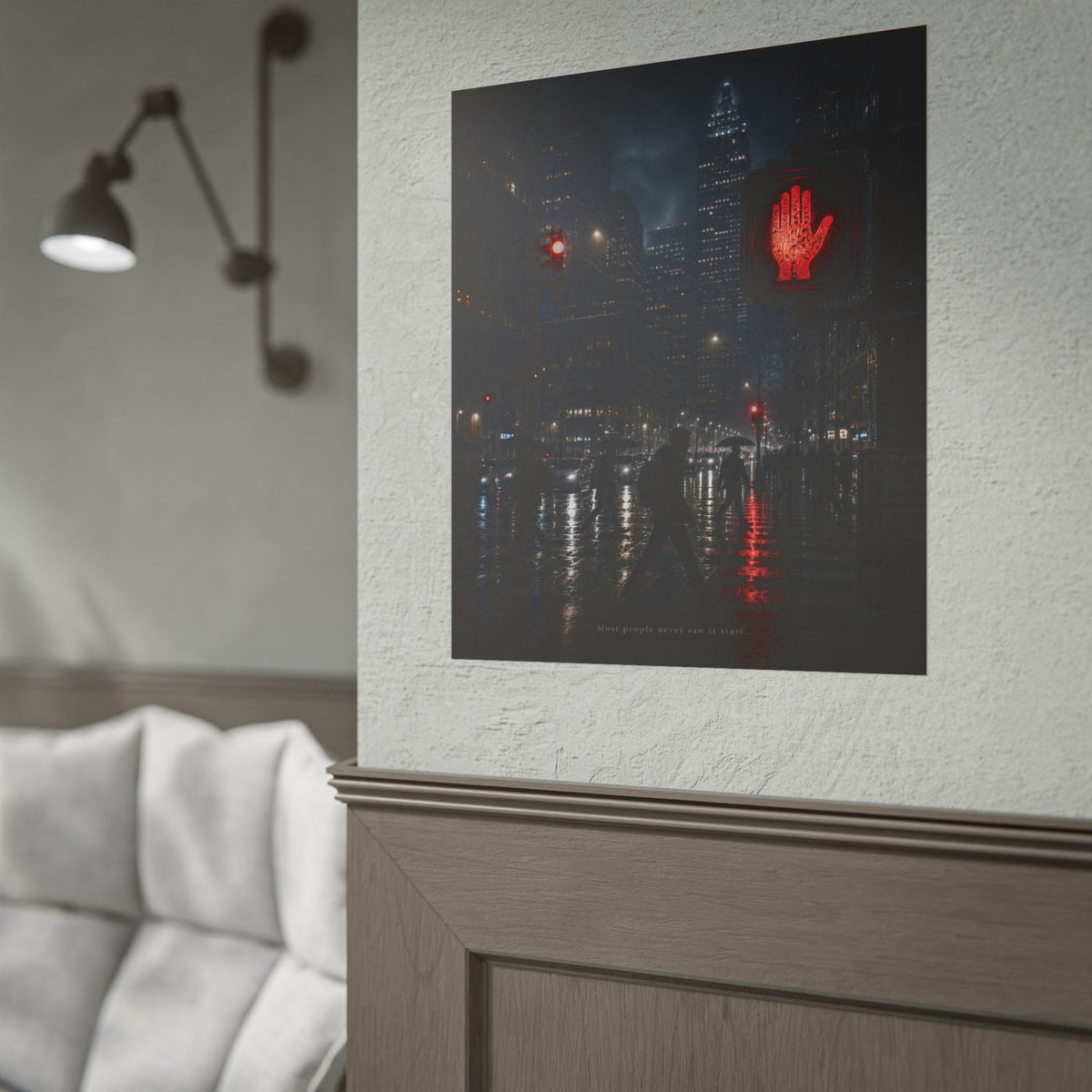 The Drift Protocol Red Signal Scene Poster