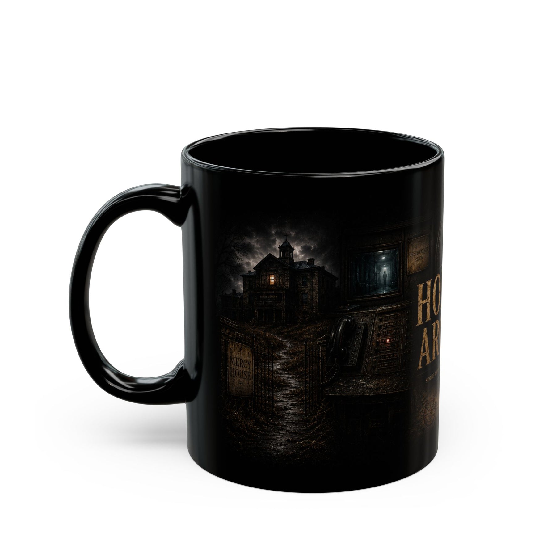 The Hollow Archive Black Mug