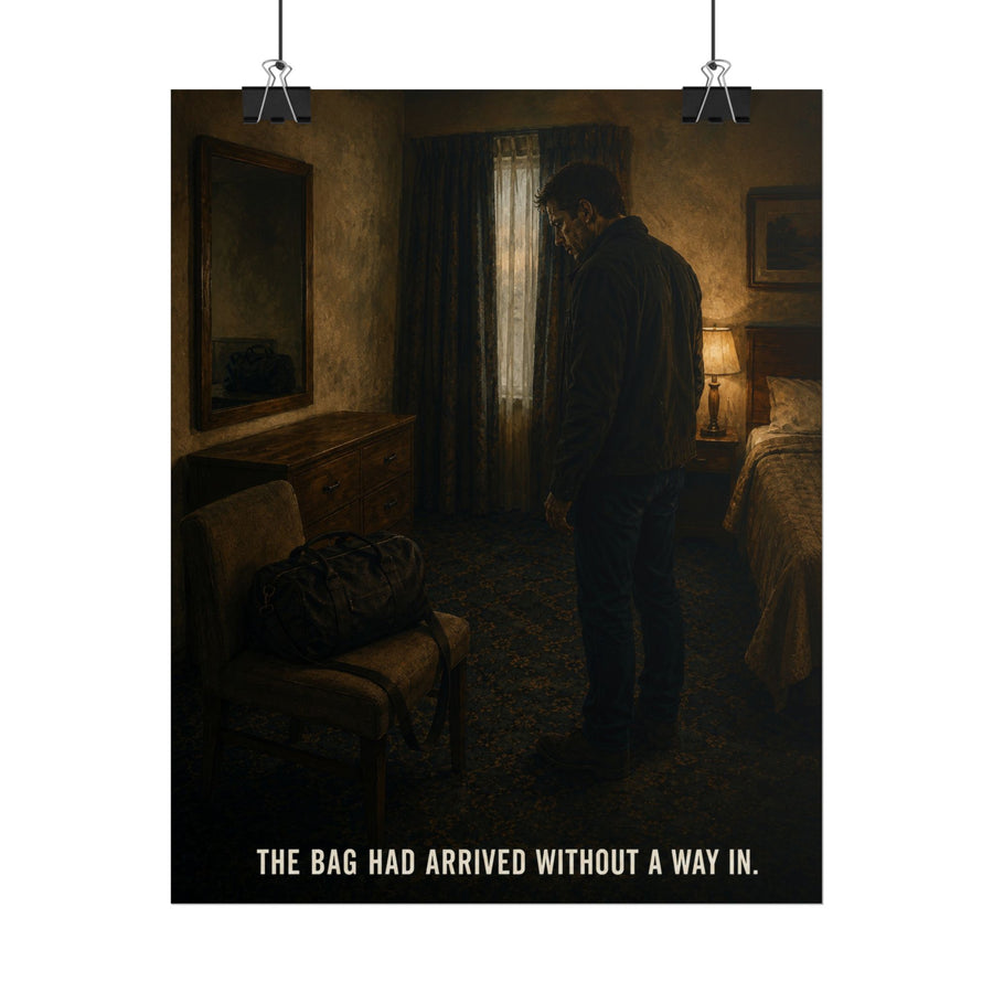 Room 17 — The Bag Had Arrived Without a Way In Poster
