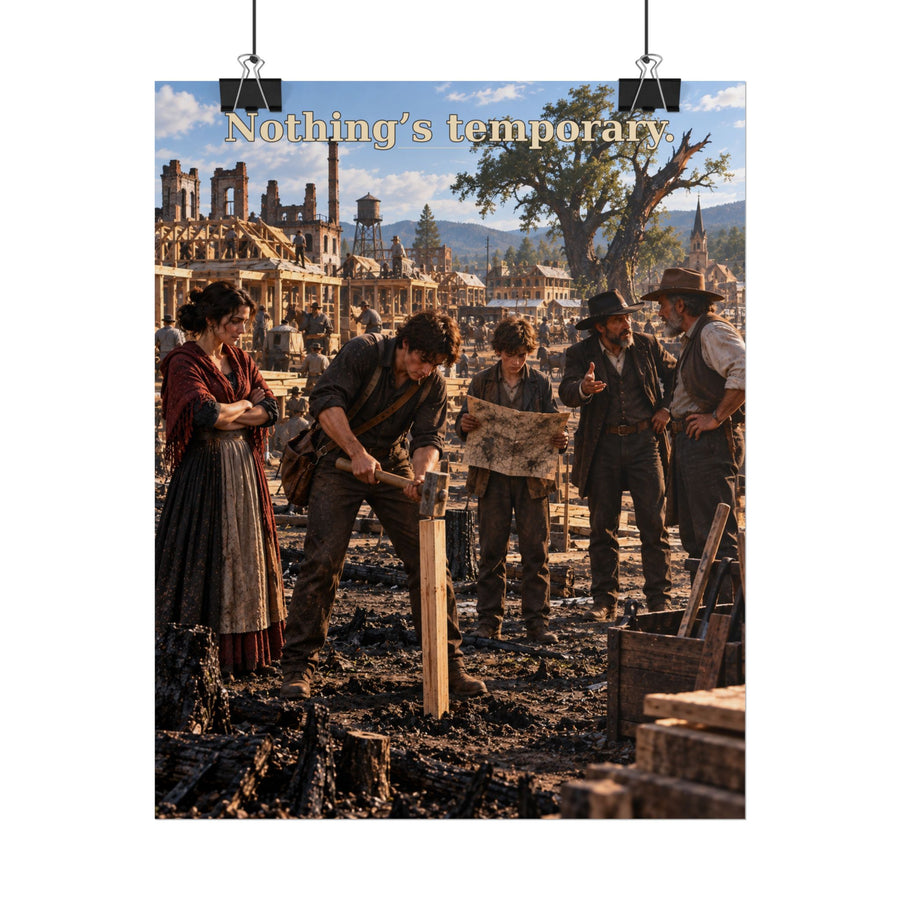 Progress Doesn't Ask Permission: Nothing's Temporary Scene Poster