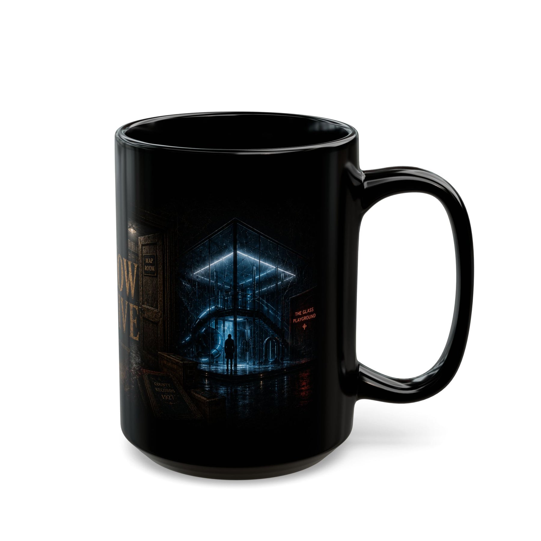 The Hollow Archive Black Mug