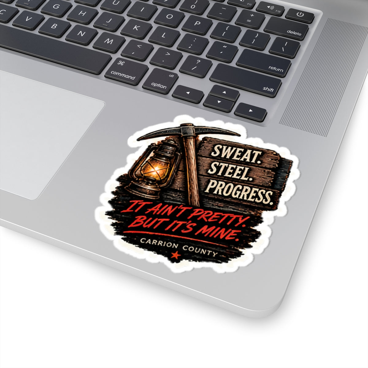 Sweat. Steel. Progress. Sticker