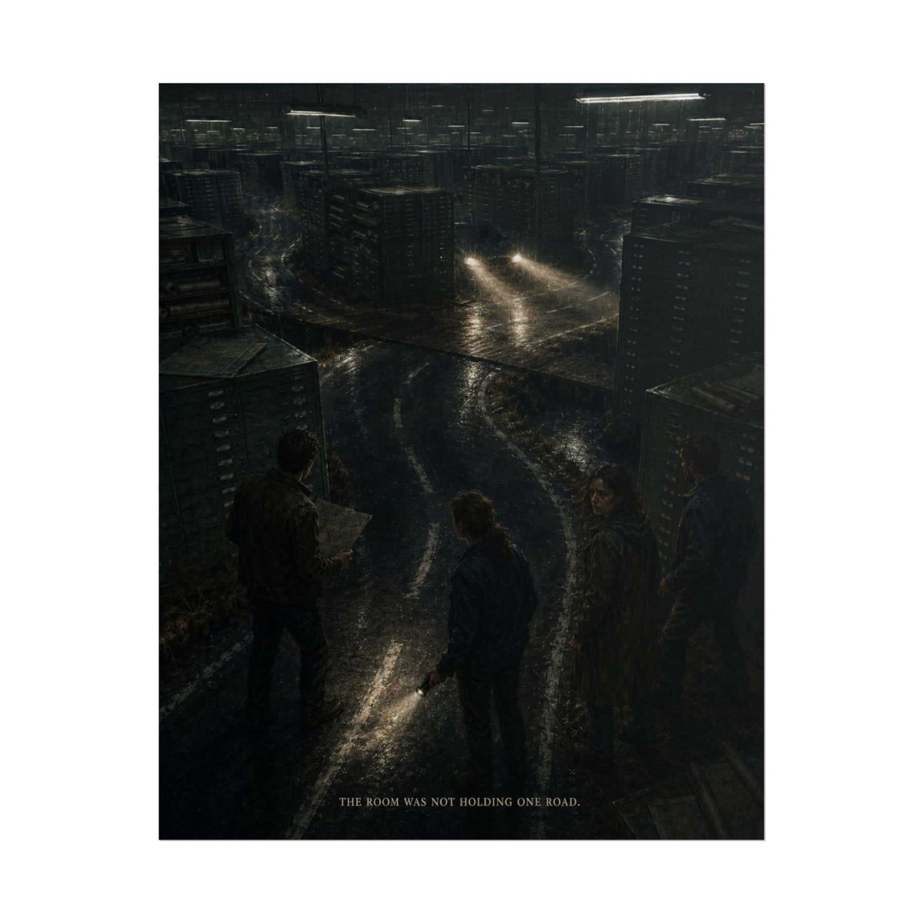 The Map Room — The Room Was Not Holding One Road Poster