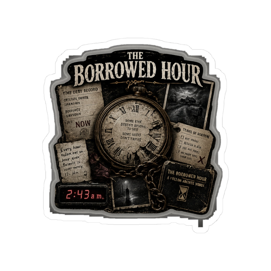 The Borrowed Hour 2:43 A.M. Sticker