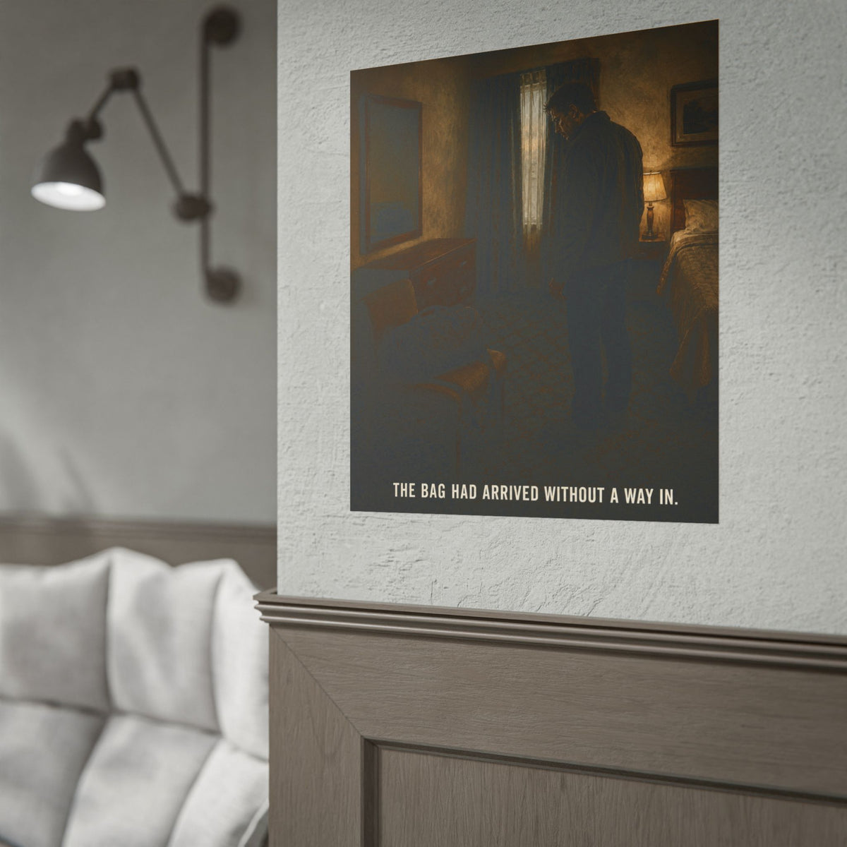 Room 17 — The Bag Had Arrived Without a Way In Poster