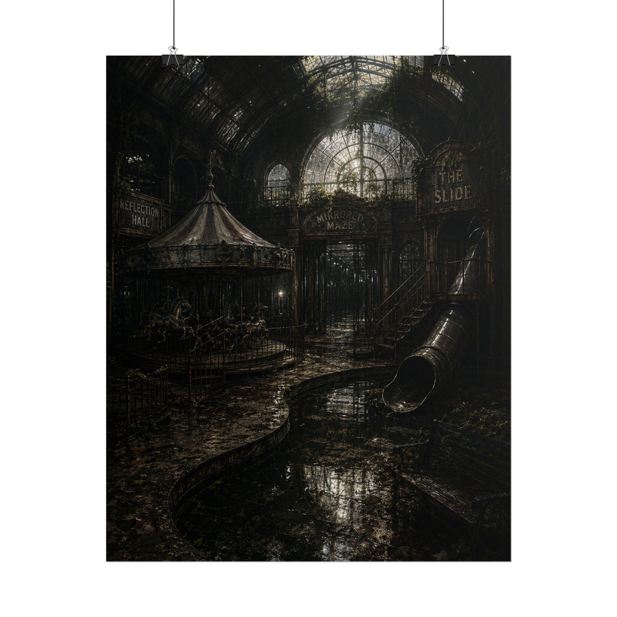 The Glass Playground Playland Scene Poster