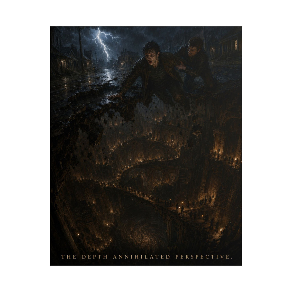 The Unburied — The Depth Annihilated Perspective Poster