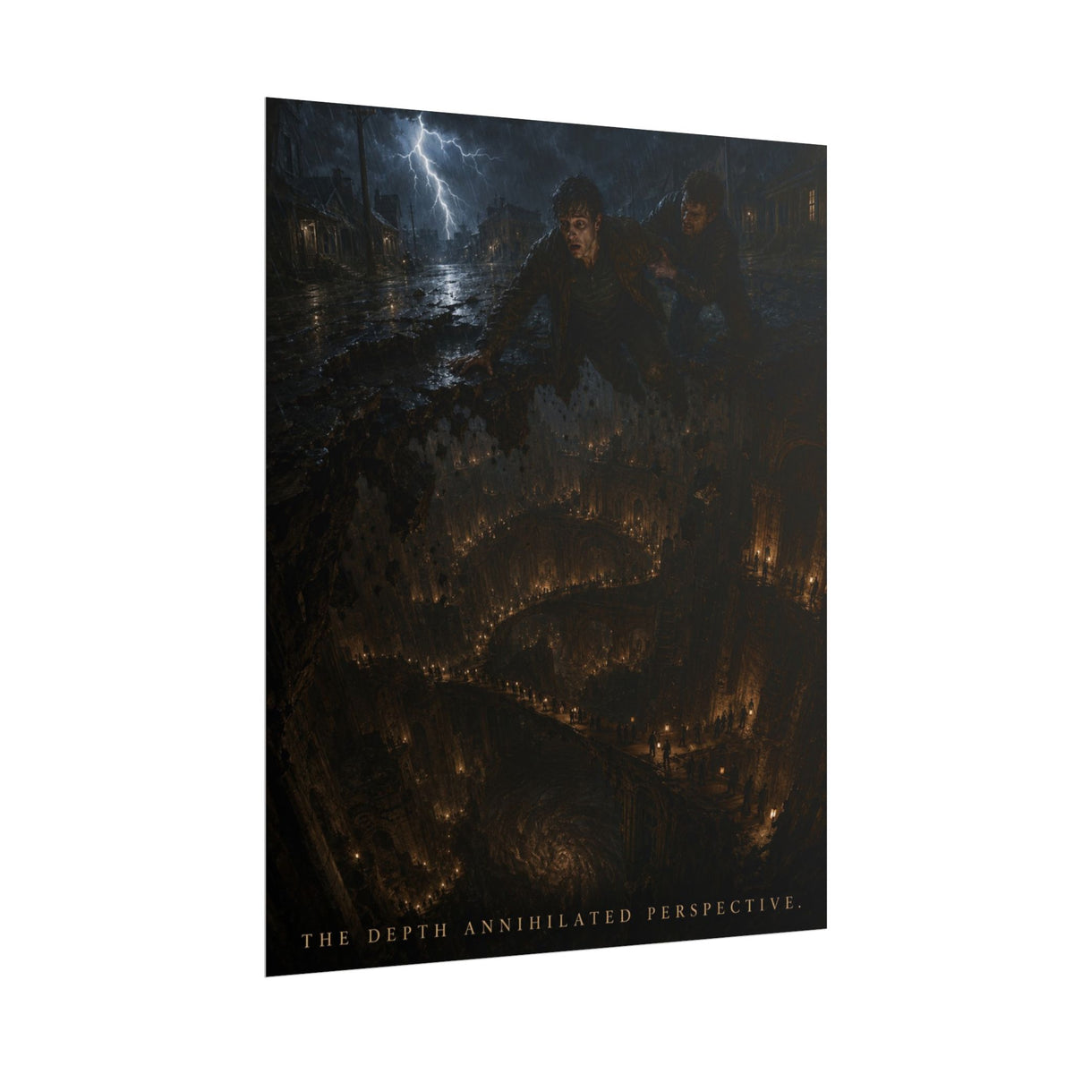 The Unburied — The Depth Annihilated Perspective Poster