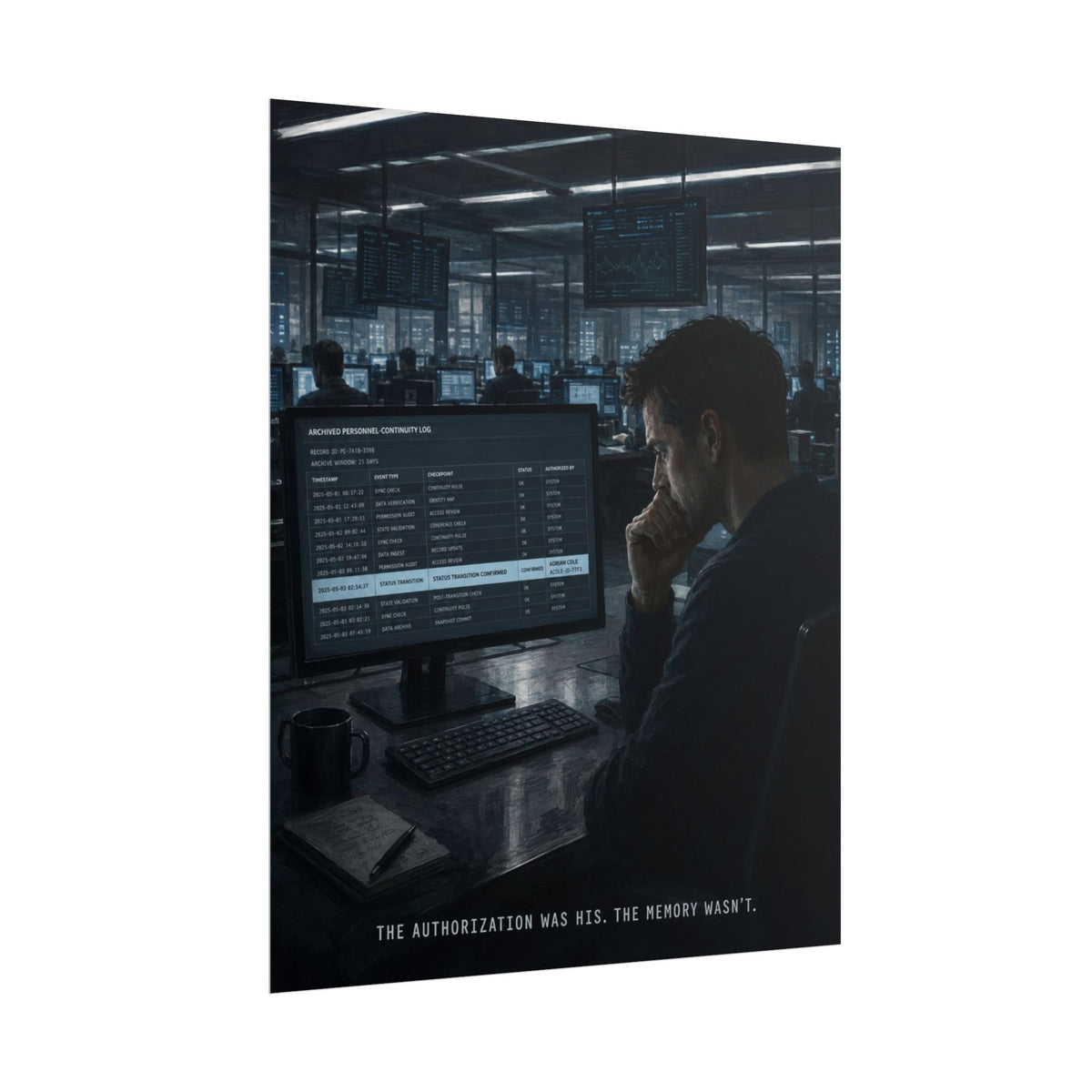 Null State — The Authorization Was His. The Memory Wasn’t. Poster