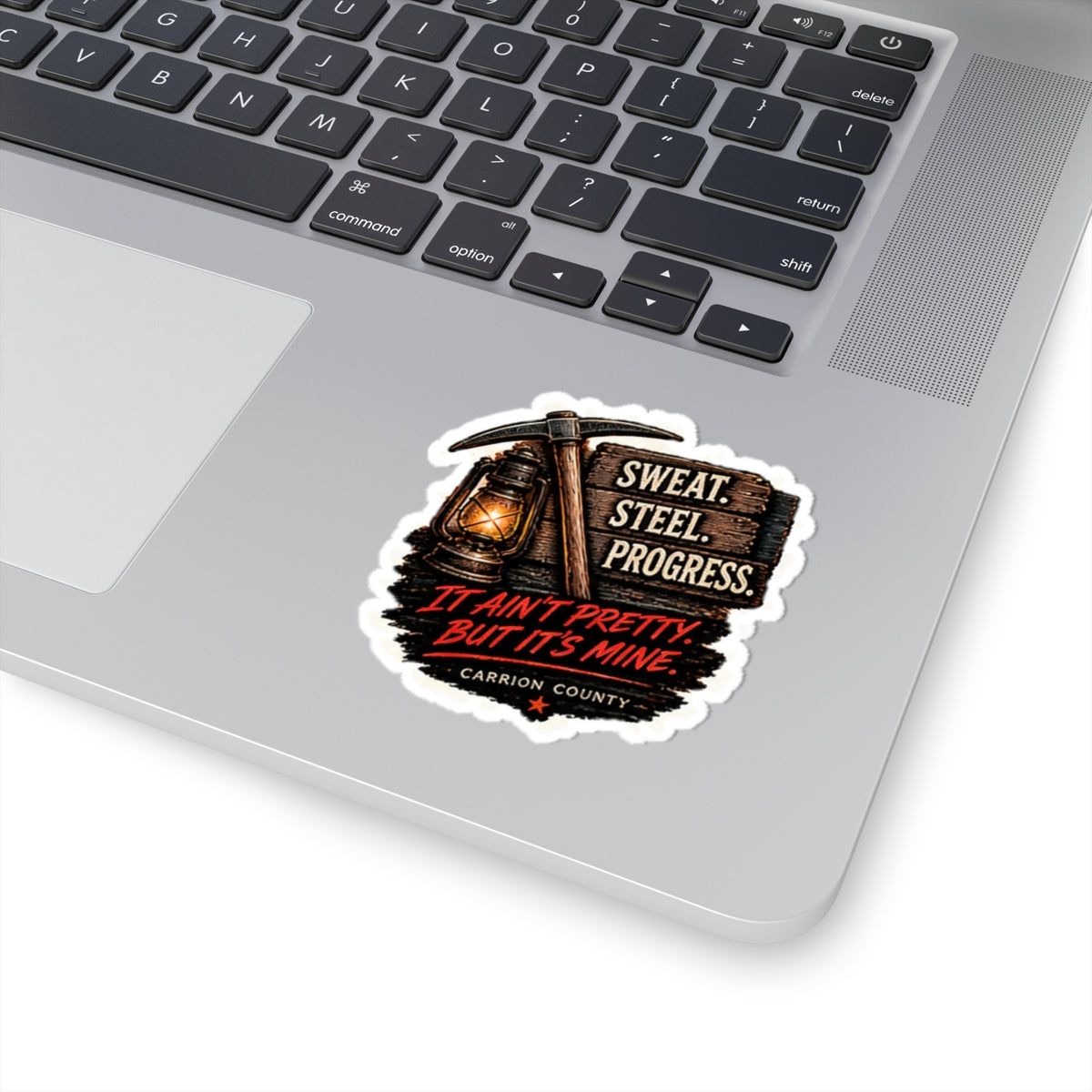 Sweat. Steel. Progress. Sticker