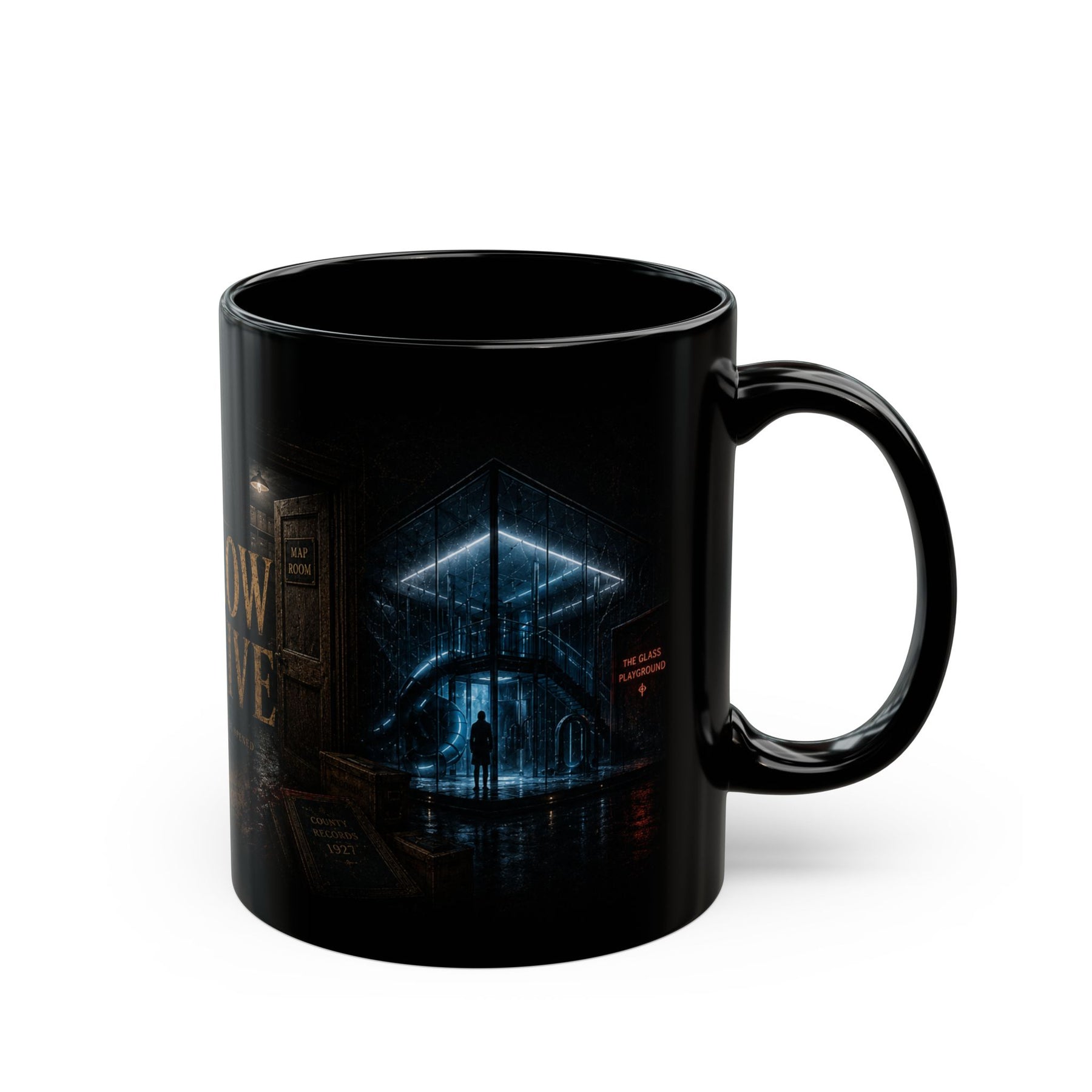 The Hollow Archive Black Mug