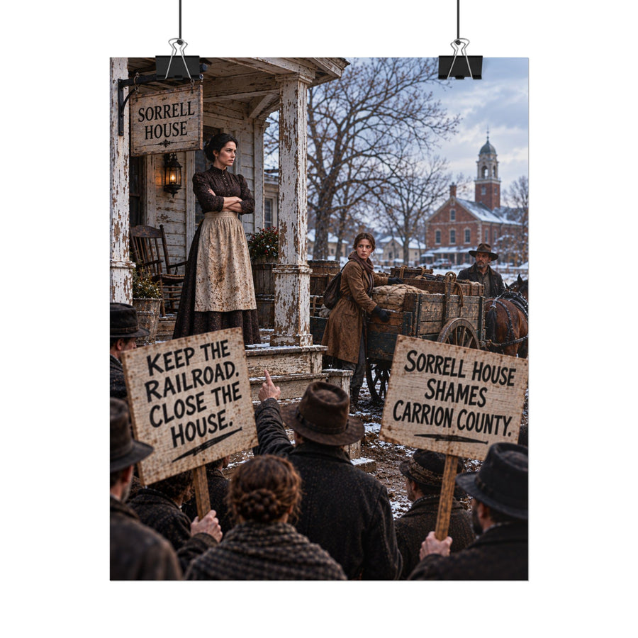 No Grave Stops a Train: Keep the Railroad. Close the House. Scene Poster