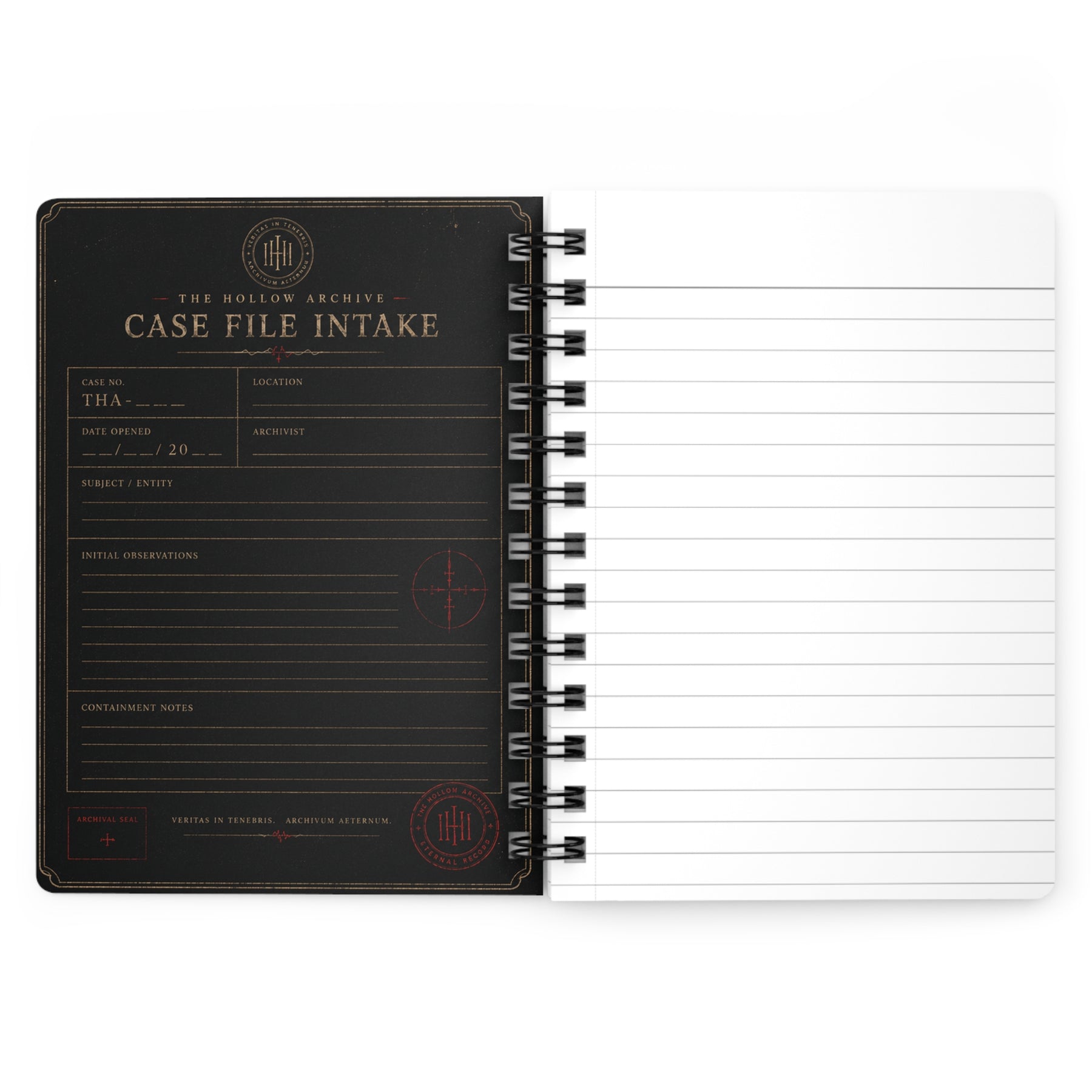 The Hollow Archive Case File Journal