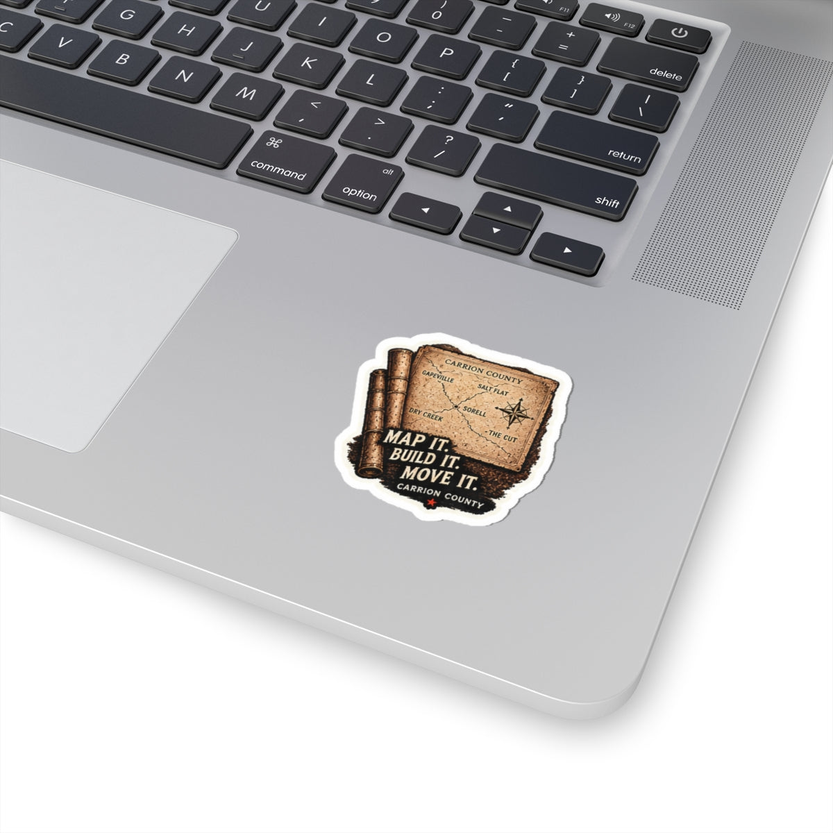 Map It. Build It. Move It. Sticker
