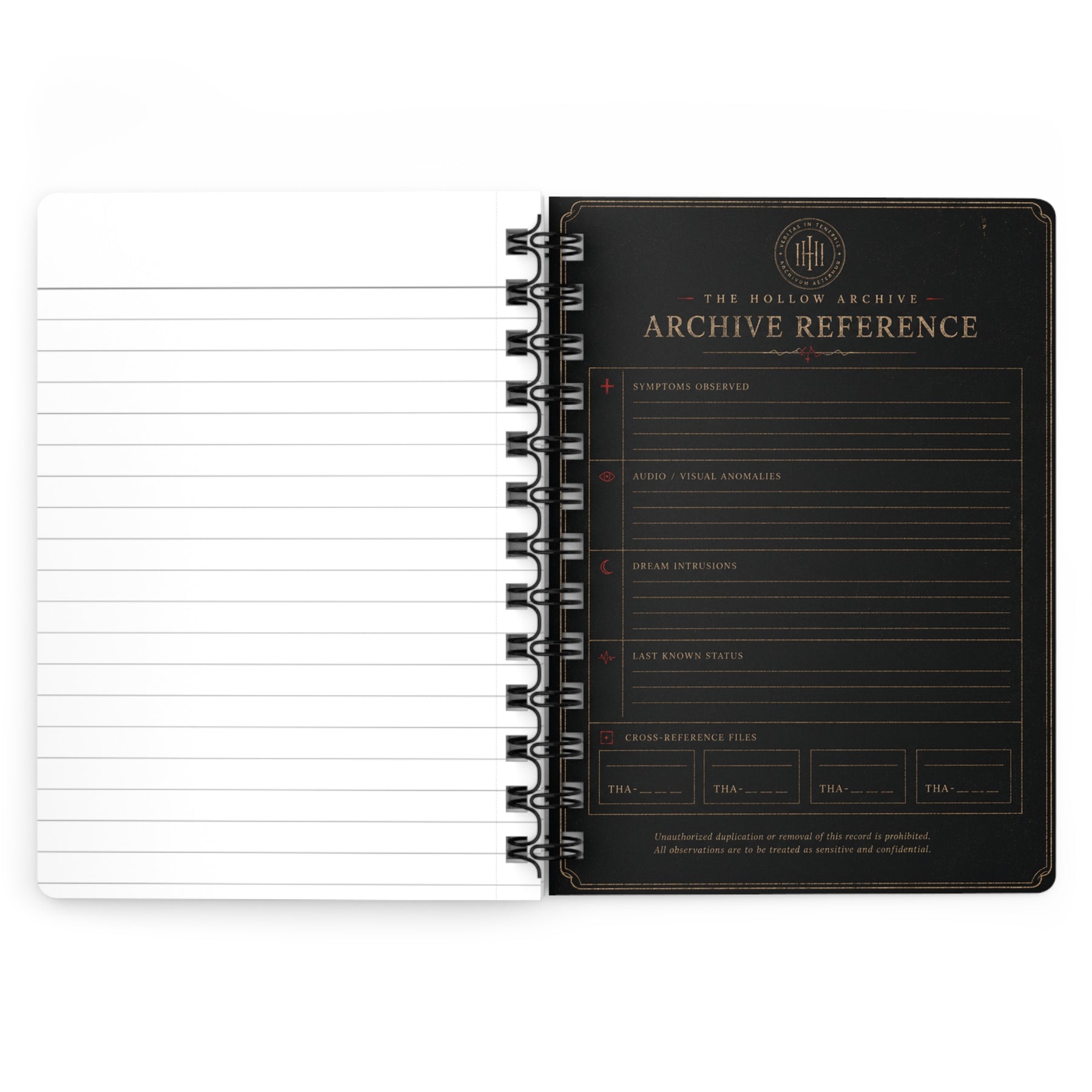 The Hollow Archive Case File Journal