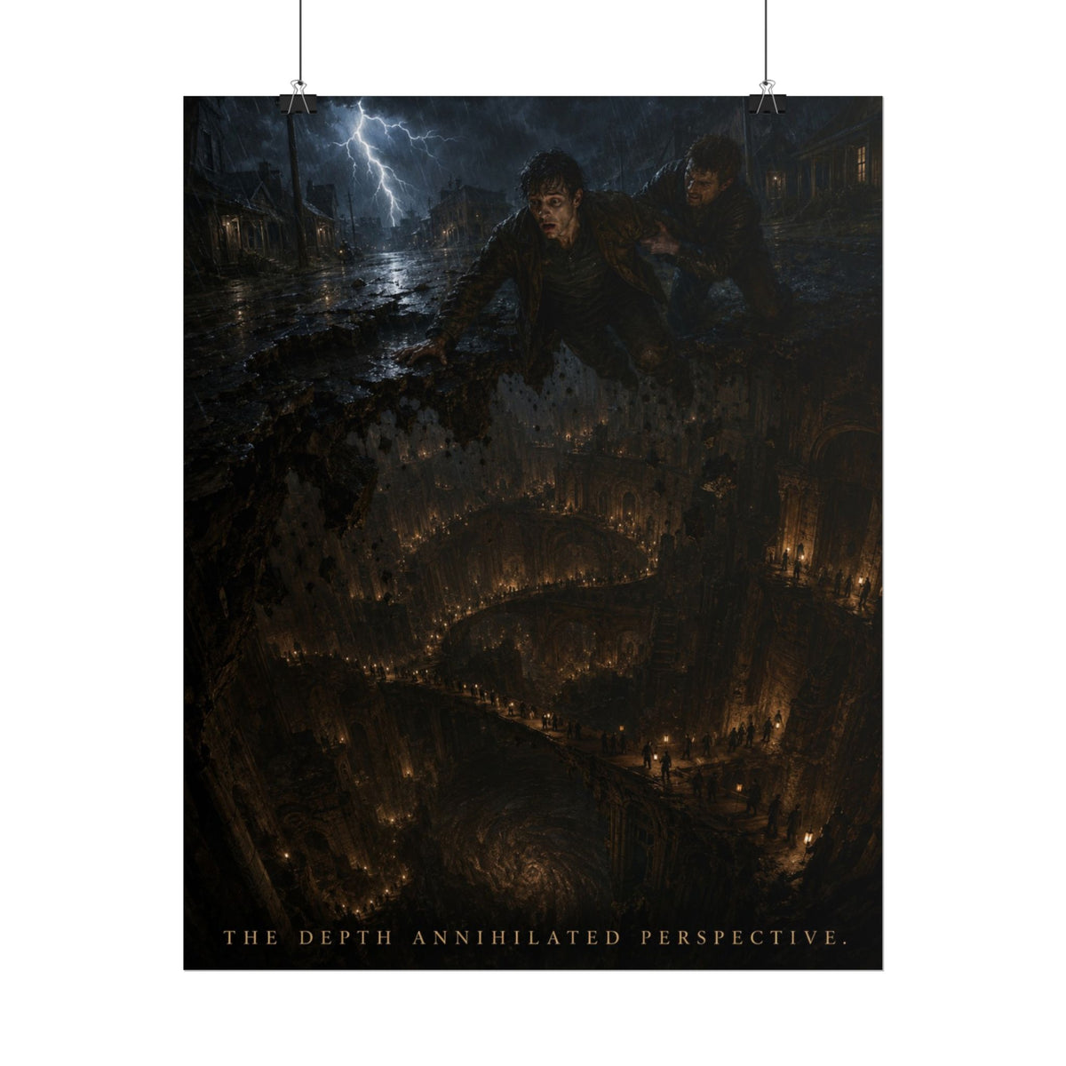 The Unburied — The Depth Annihilated Perspective Poster