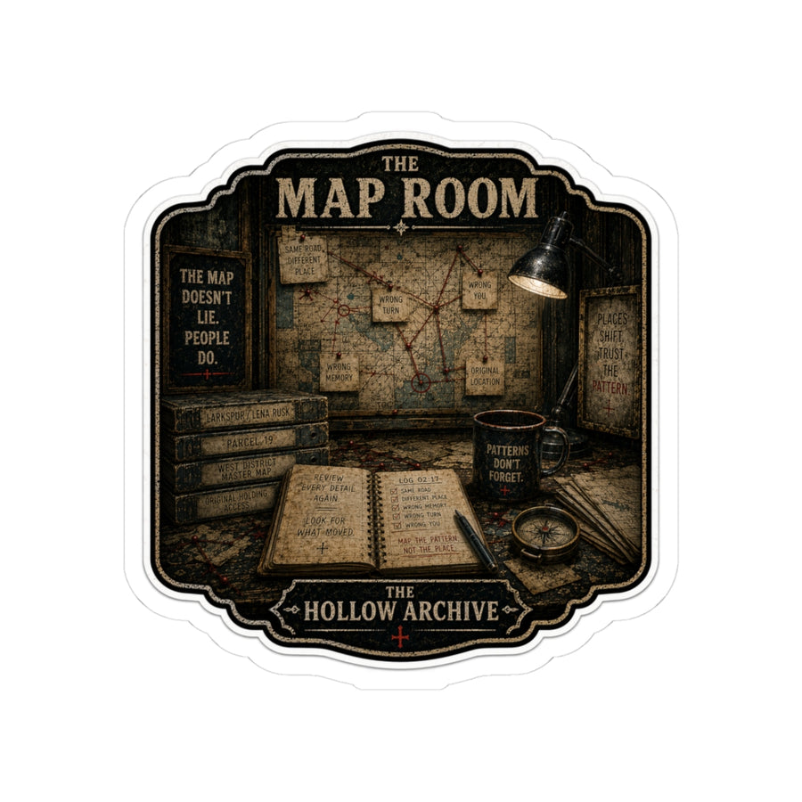 The Map Doesn’t Lie Sticker