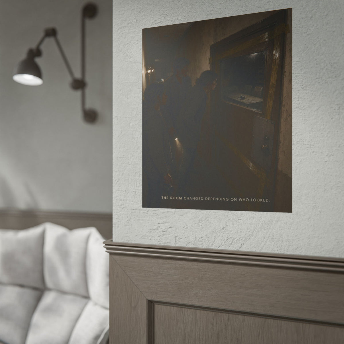 The Listening Room — The Room Changed Depending on Who Looked Poster