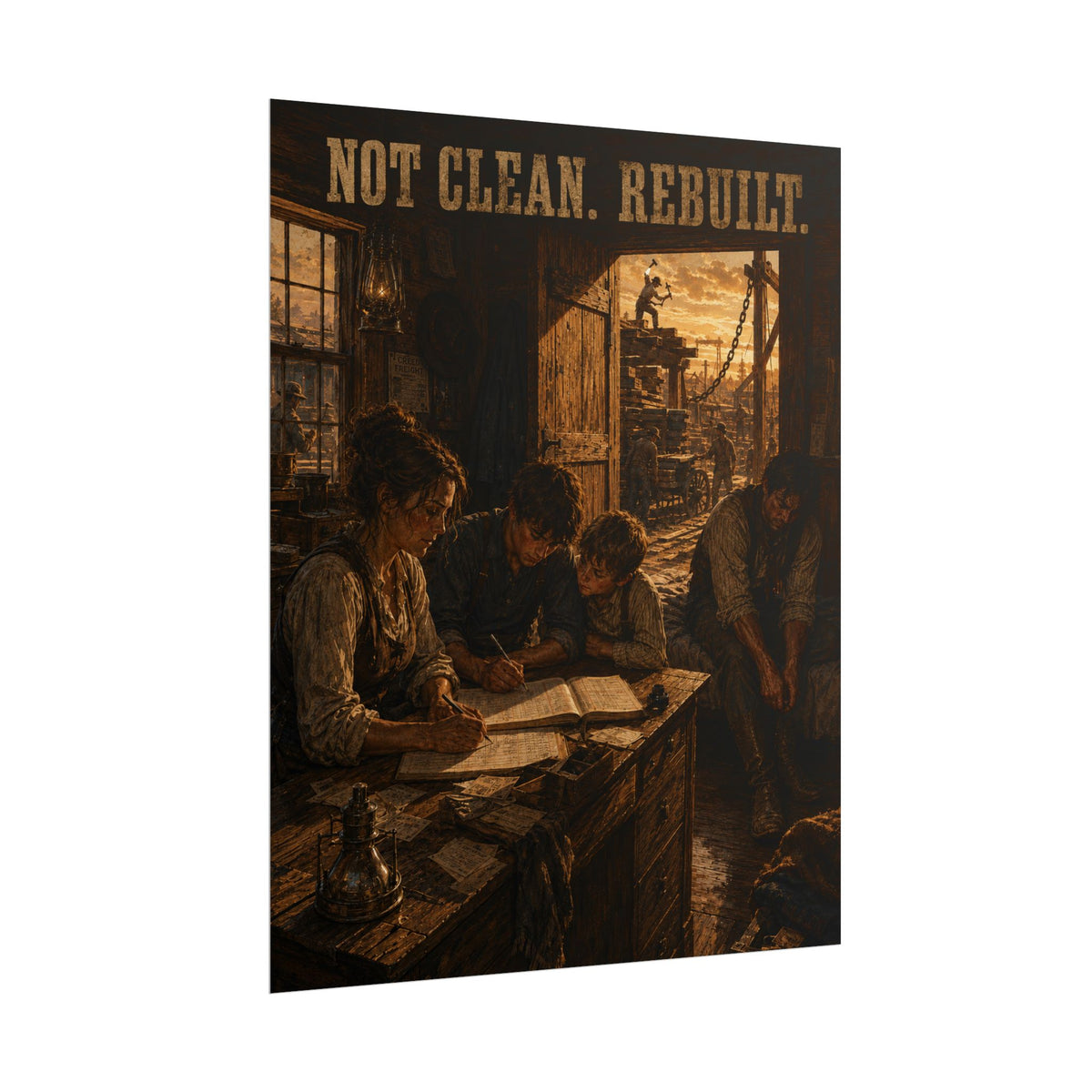The Dead Don’t Own Land: Not Clean. Rebuilt. Scene Poster