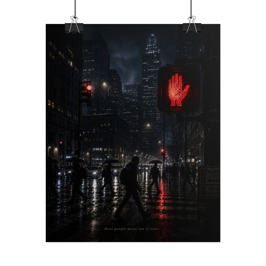 The Drift Protocol Red Signal Scene Poster