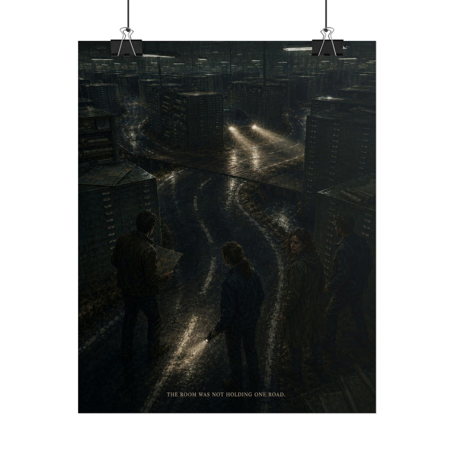 The Map Room — The Room Was Not Holding One Road Poster