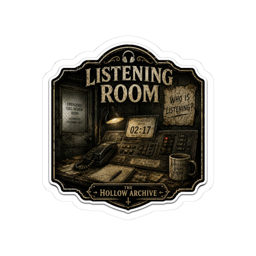 The Listening Room Call Review Sticker