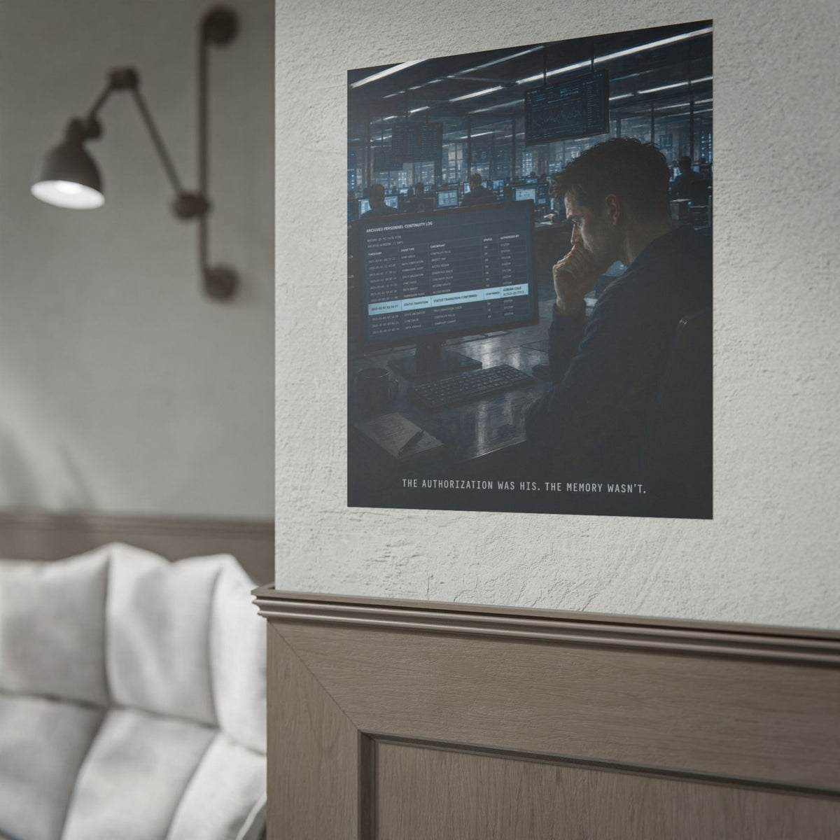 Null State — The Authorization Was His. The Memory Wasn’t. Poster