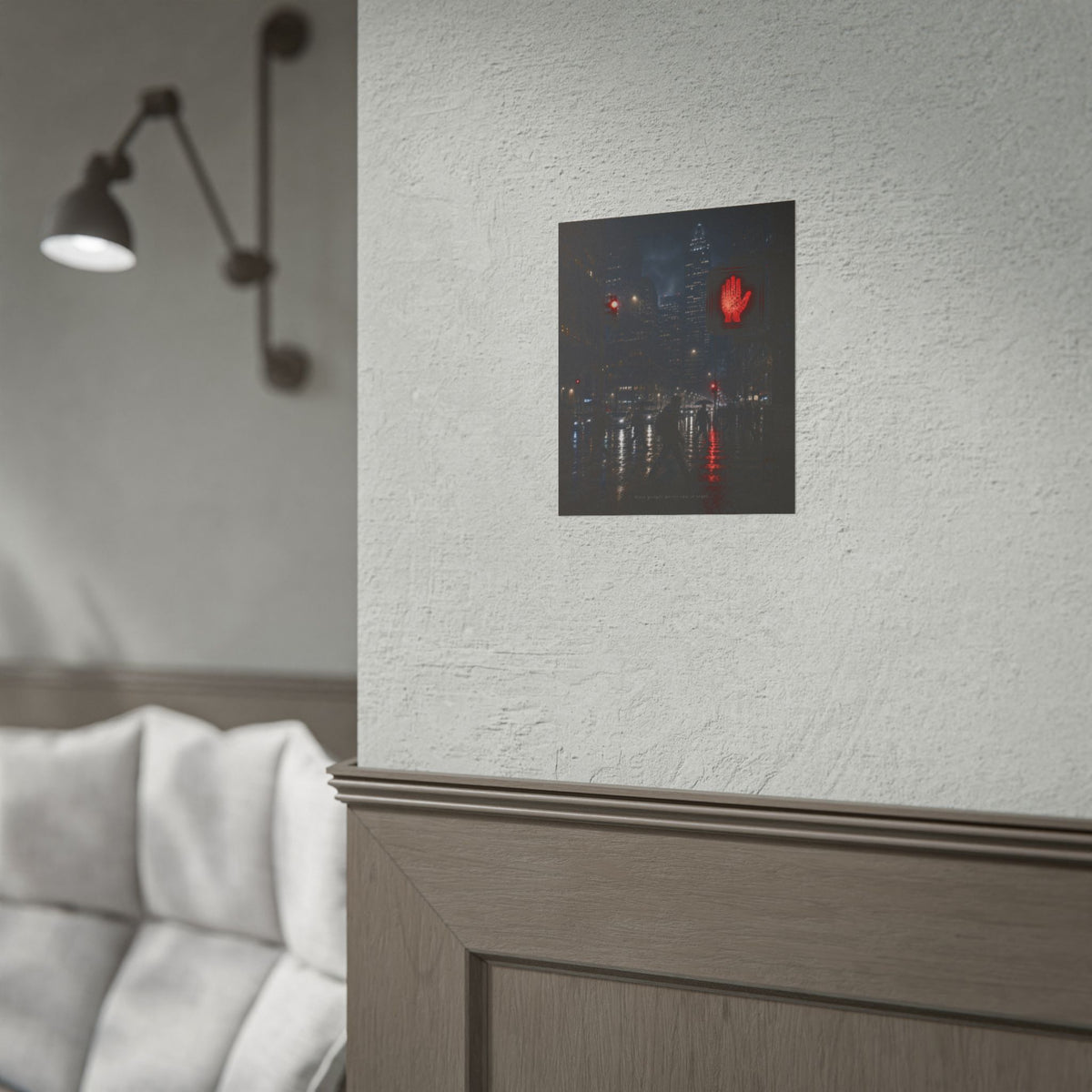 The Drift Protocol Red Signal Scene Poster