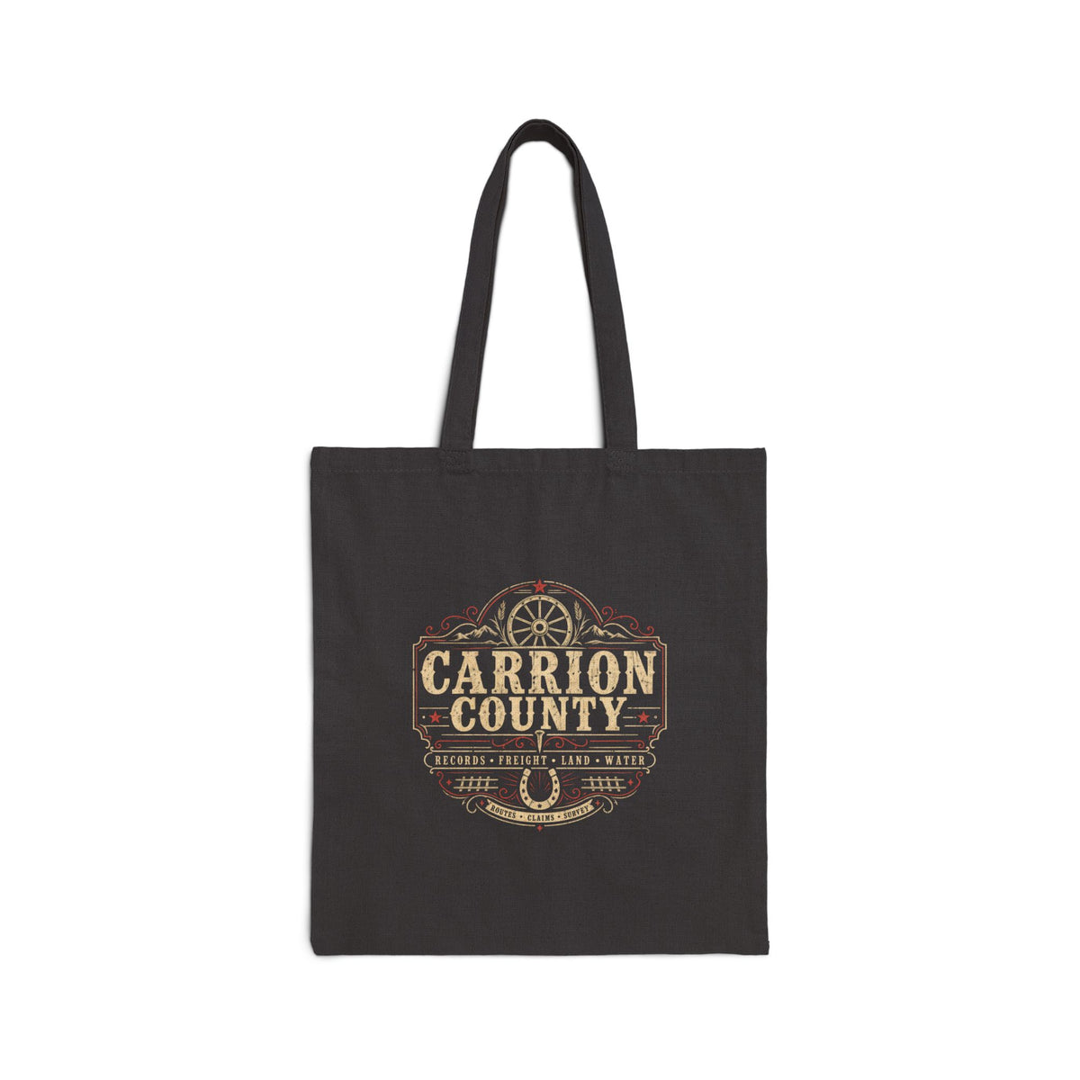 Carrion County Records Tote | Western Book Bag