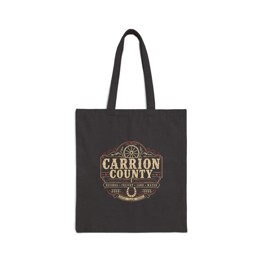 Carrion County Records Tote | Western Book Bag