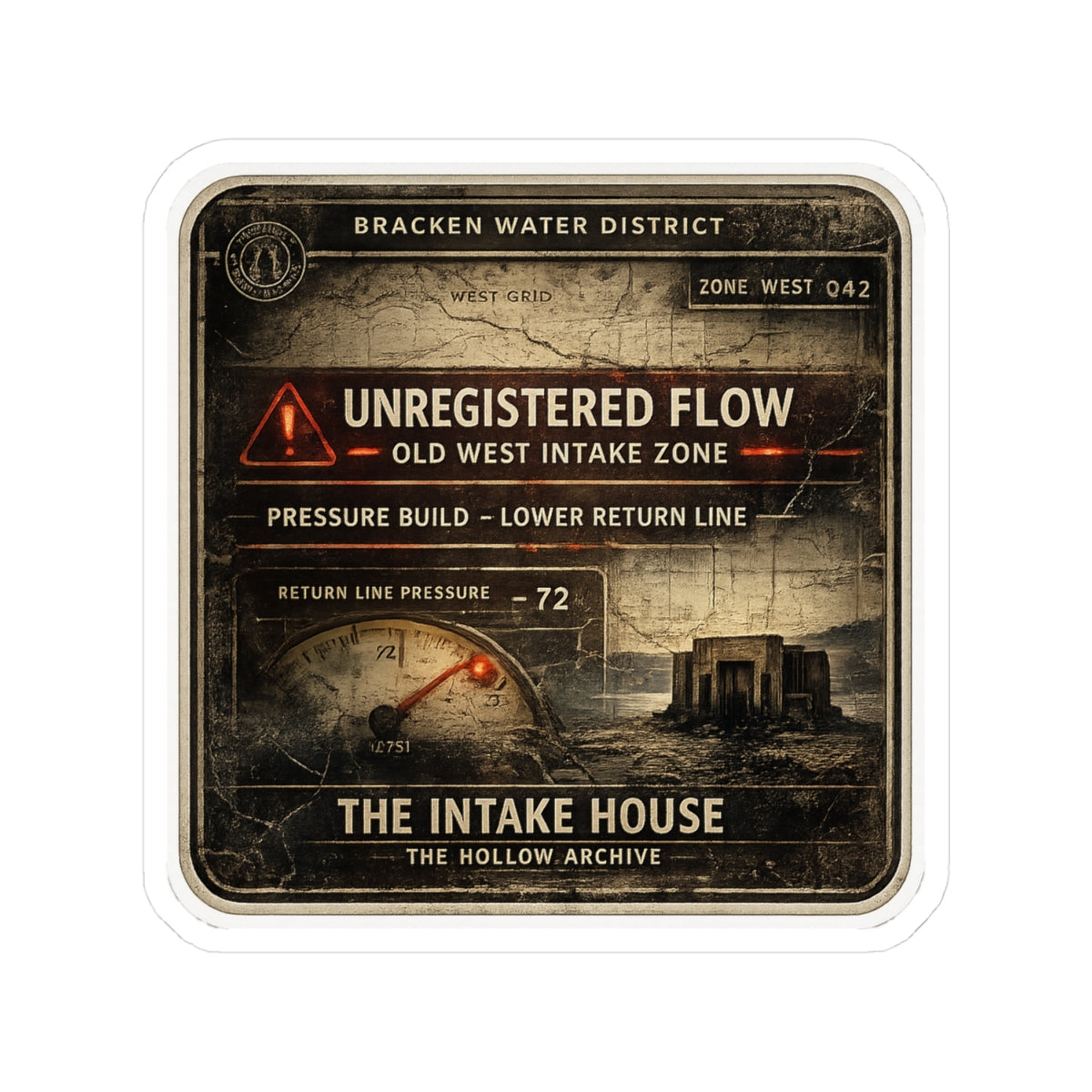 Unregistered Flow Sticker