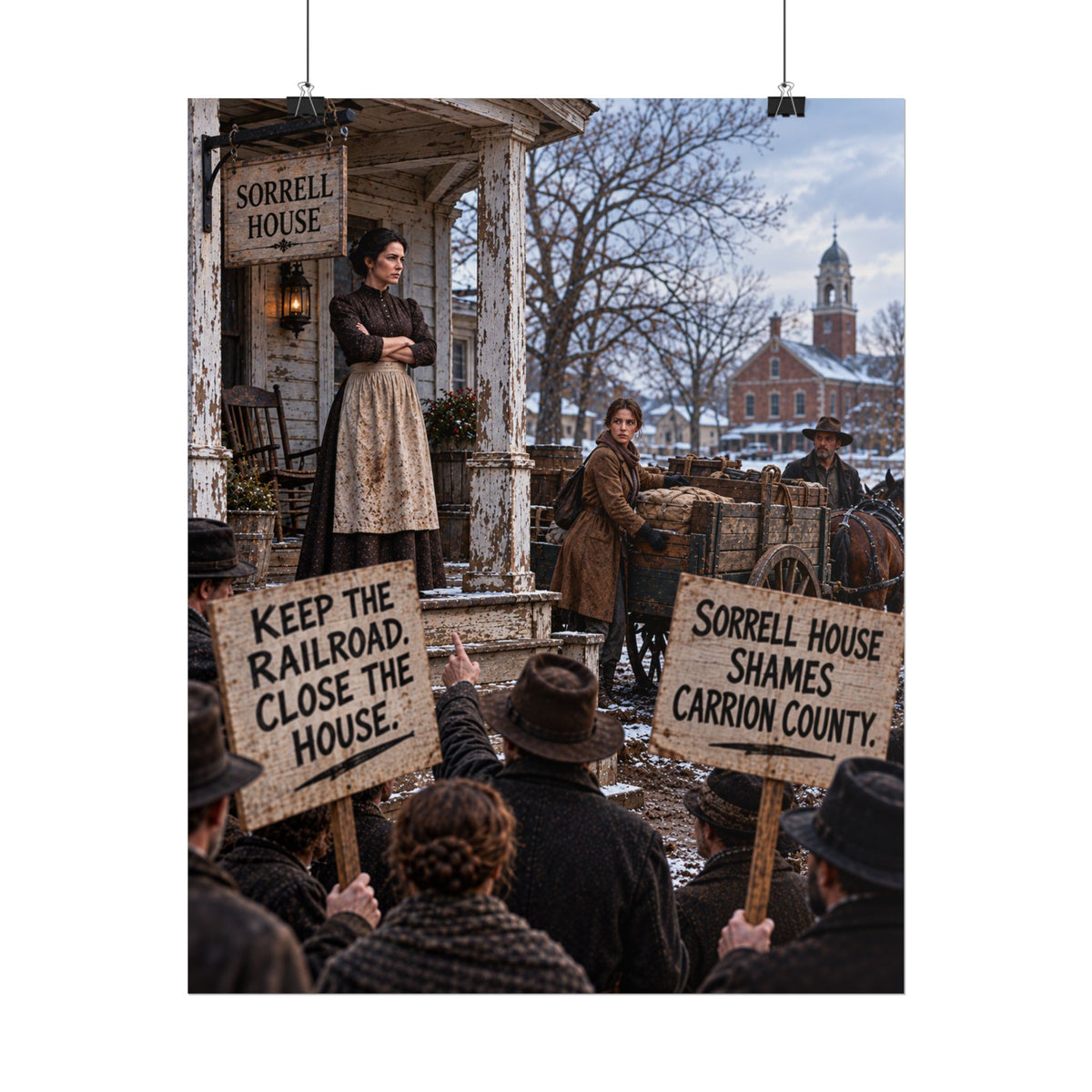 No Grave Stops a Train: Keep the Railroad. Close the House. Scene Poster