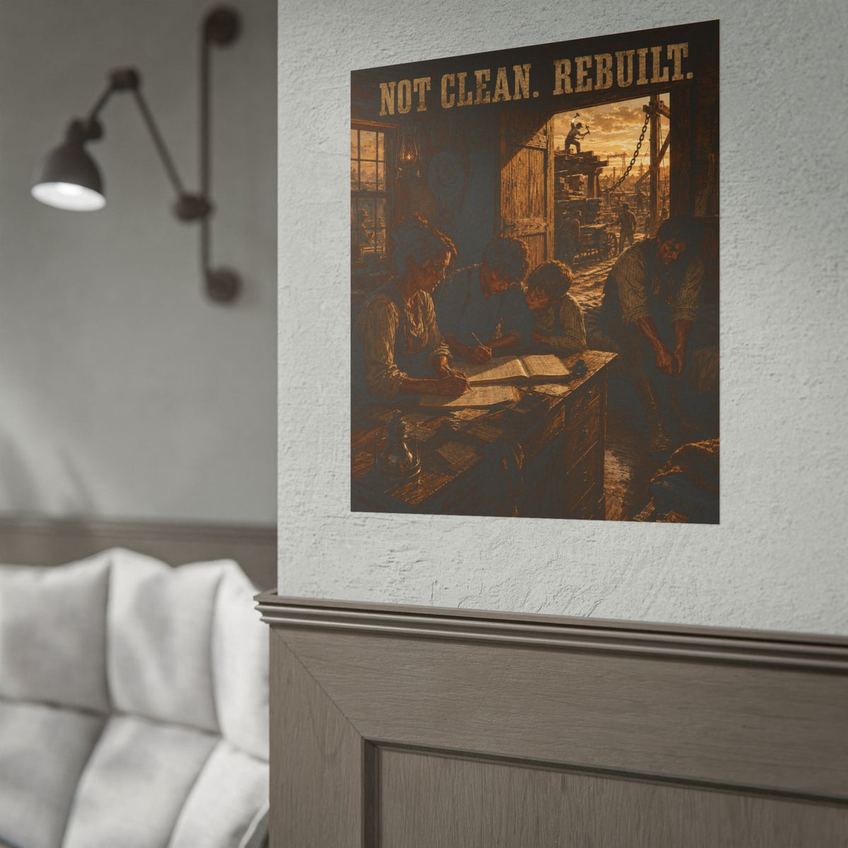 The Dead Don’t Own Land: Not Clean. Rebuilt. Scene Poster