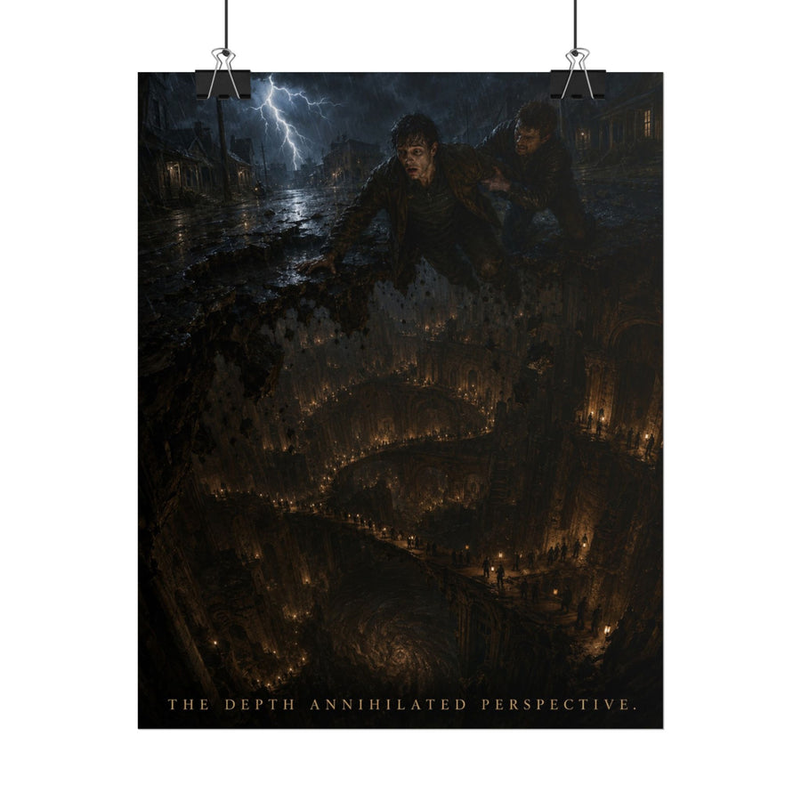 The Unburied — The Depth Annihilated Perspective Poster
