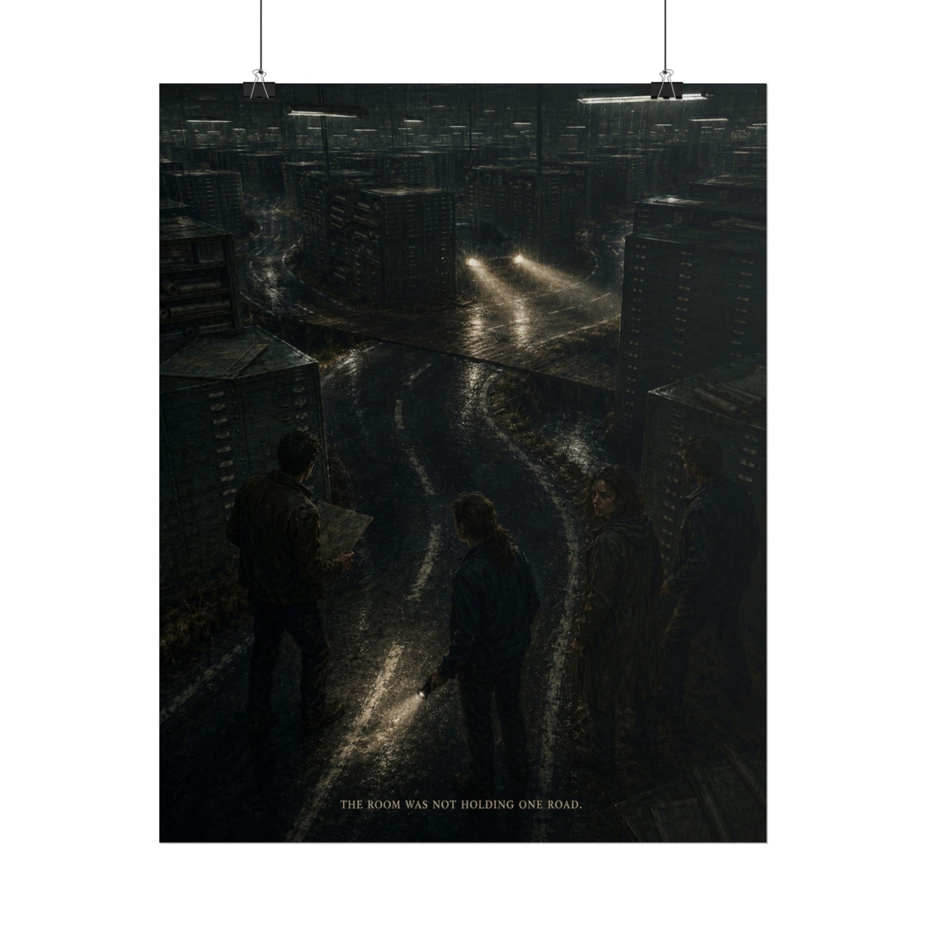 The Map Room — The Room Was Not Holding One Road Poster