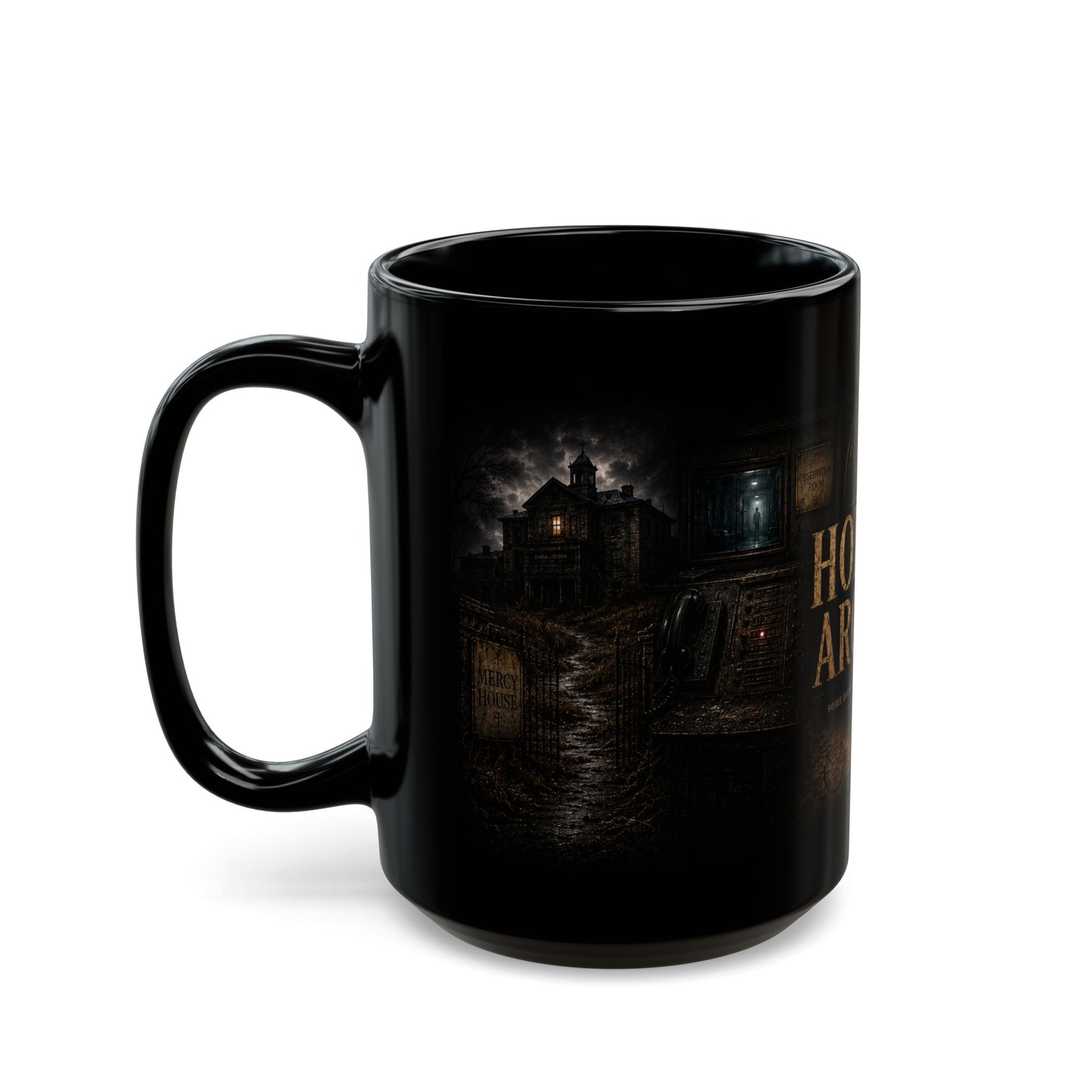 The Hollow Archive Black Mug